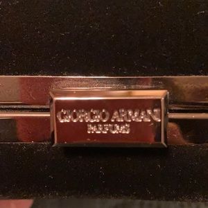 Brand new, never used,  Velvet George Armani formal clutch